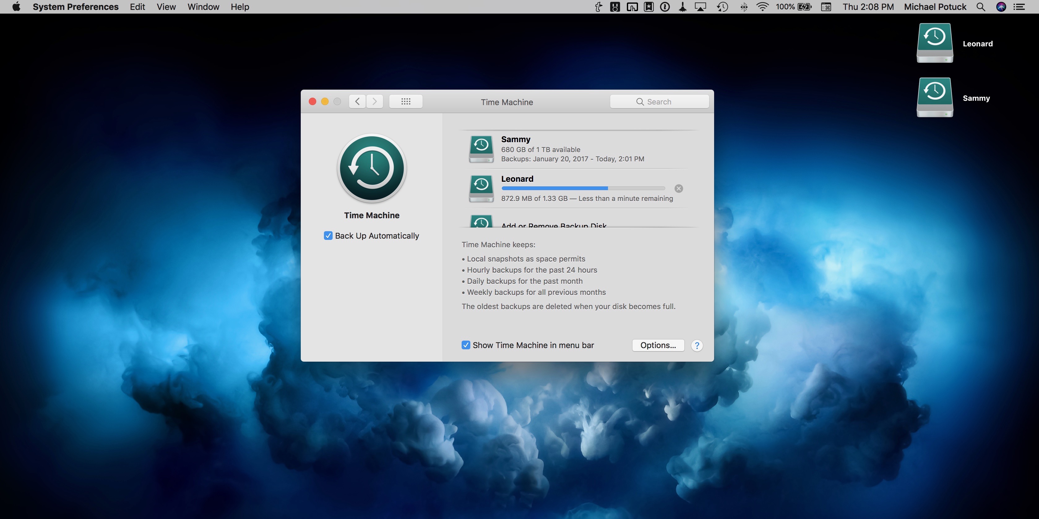 backup using passport for mac without time machine